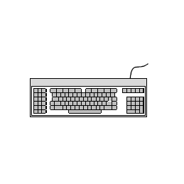 PC-Tastatur mit USB...